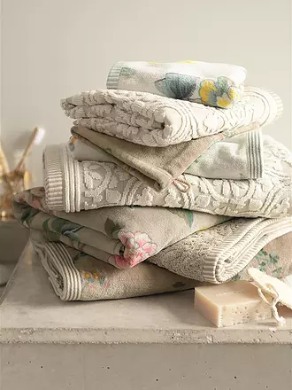 PIP STUDIO | Waschhandschuh LES FLEURS 16x22cm Khaki | 